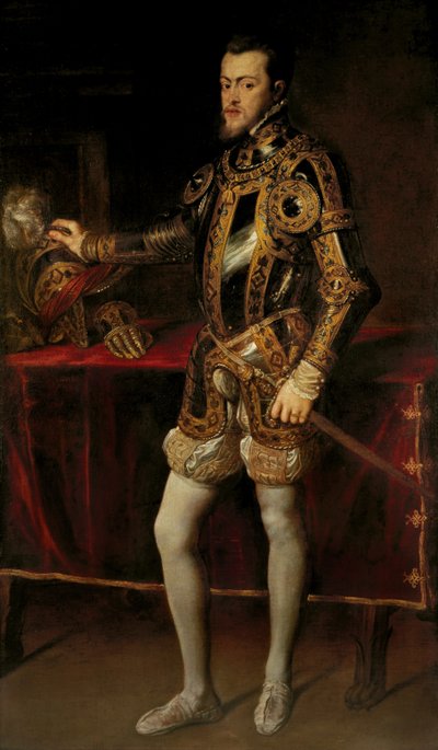 Portrait of Philip II, King of Spain, when Prince by Peter Paul Rubens