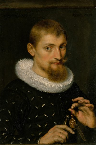 Portrait of a Man, Possibly an Architect or Geographer by Peter Paul Rubens