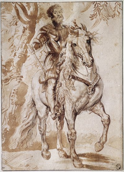 Portrait of the Duke of Lerma on horseback by Peter Paul Rubens