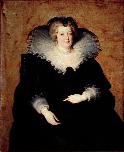 Portrait of the Queen of France Marie de Medicis by Peter Paul Rubens
