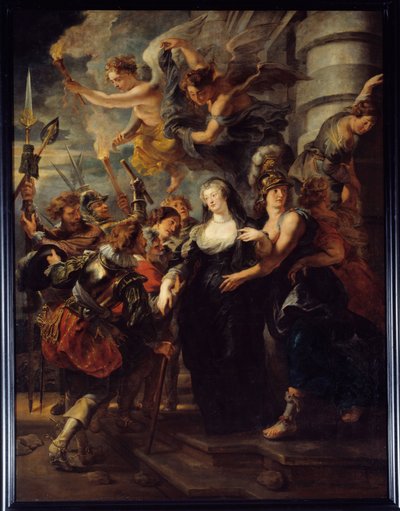 Queen Marie de Medicis Fled from the Chateau de Blois by Peter Paul Rubens
