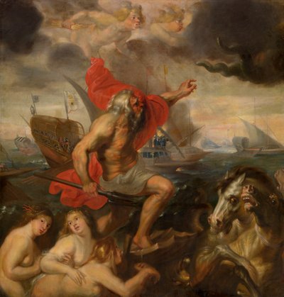 Quos Ego - Neptune Calming the Tempest by Peter Paul Rubens