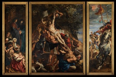 Raising of the Cross by Peter Paul Rubens