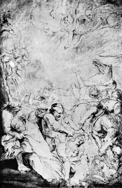 Sketch of the Martyrdom of St Livinus, c1633, 1933 by Peter Paul Rubens