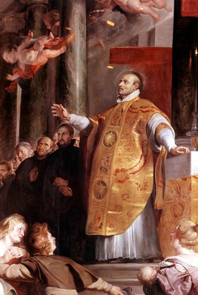 St Ignatius of Loyola, 16th century Spanish soldier and founder of the Jesuits, 1617-1618 by Peter Paul Rubens