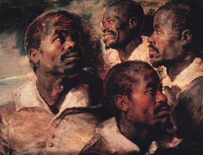 Studies of the Head of a Black by Peter Paul Rubens