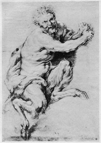 Study of a Satyr by Peter Paul Rubens