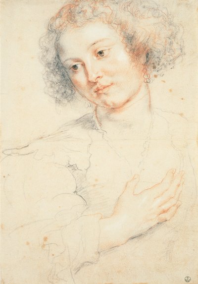 Study of the Head of St. Apollonia by Peter Paul Rubens