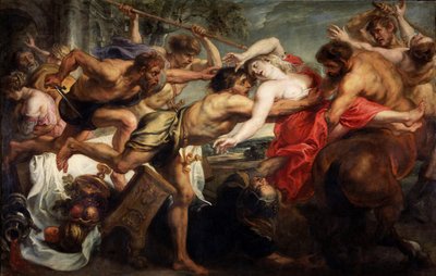 The Abduction of Hippodamia, or Lapiths and Centaurs, 1636-1638 by Peter Paul Rubens