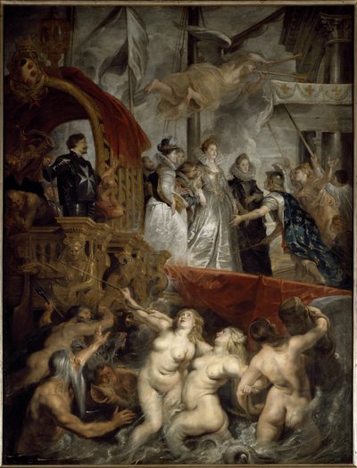 The Barkage of Mary of Medicis at the Port of Marseilles on November 3 by Peter Paul Rubens