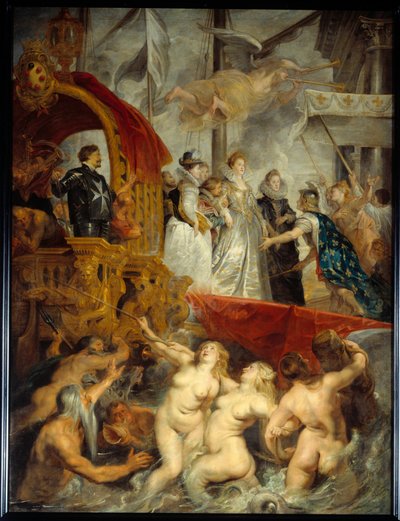 The Debarkment of Marie de Medicis at the Port of Marseille on November 3 by Peter Paul Rubens