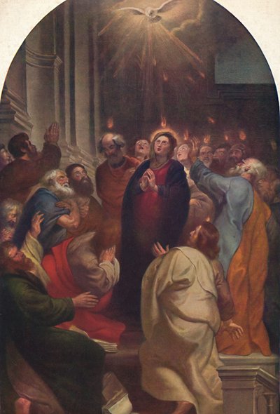 The Descent of the Holy Spirit by Peter Paul Rubens