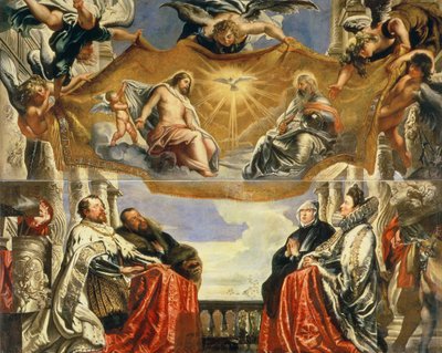The Gonzaga Family in Adoration of the Holy Trinity by Peter Paul Rubens