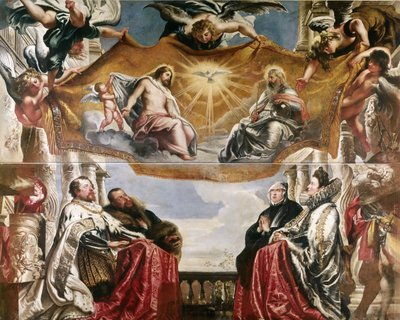 The Gonzaga Family in Adoration of the Holy Trinity by Peter Paul Rubens