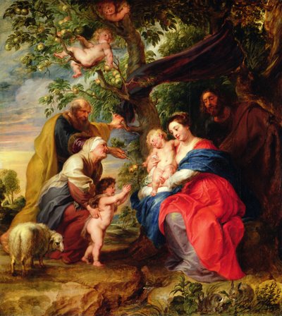 The Holy Family under an Apple Tree by Peter Paul Rubens