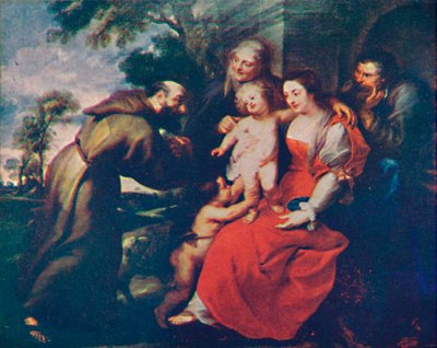 The Holy Family with Saints Francis and Anne and the Infant Saint John the Baptist, c1630 by Peter Paul Rubens