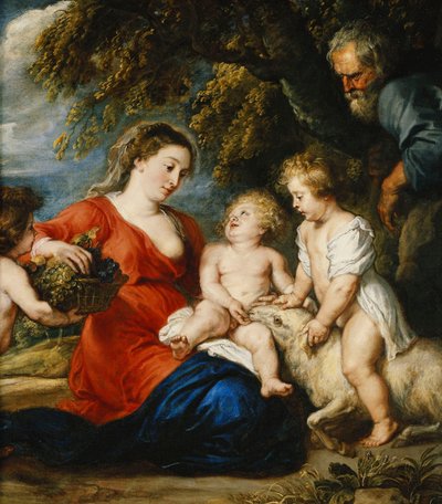 The Holy Family with the Infant Saint John the Baptist by Peter Paul Rubens