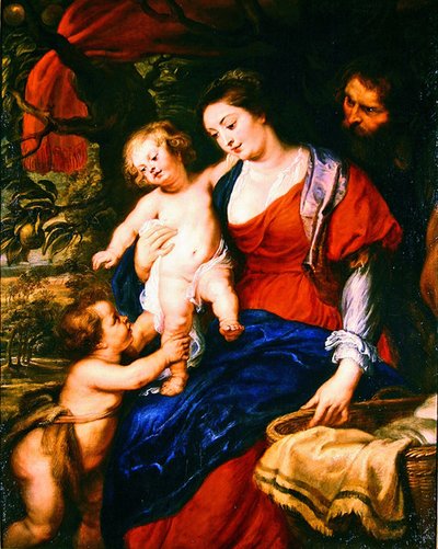 The Holy Family with the Infant St. John by Peter Paul Rubens