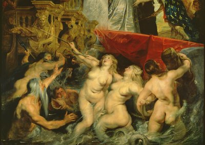 The Medici Cycle: The Disembarkation of Marie de Medici at Marseilles by Peter Paul Rubens
