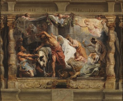 The Triumph of the Eucharist over Idolatry by Peter Paul Rubens