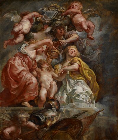 The Union of England and Scotland (Charles I as the Prince of Wales), c.1633-34 by Peter Paul Rubens
