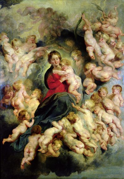 The Virgin and Child Surrounded by the Holy Innocents or, The Virgin with Angels by Peter Paul Rubens