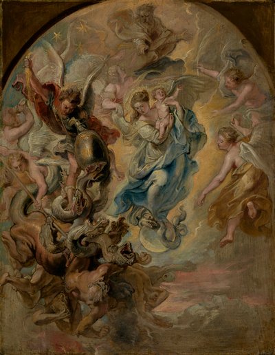 The Virgin as the Woman of the Apocalypse by Peter Paul Rubens
