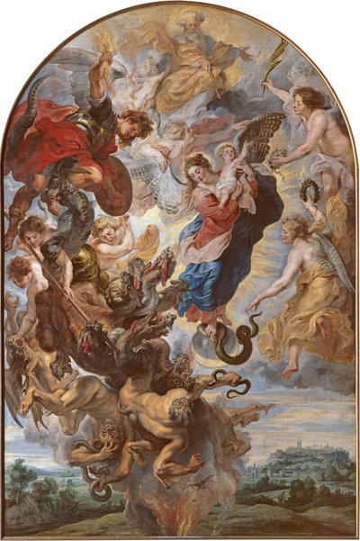 The Virgin as the Apocalyptic Woman on the Moon by Peter Paul Rubens