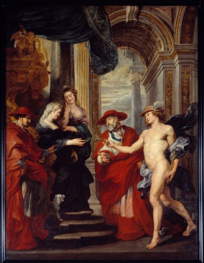 The Trade of Angouleme on 30 April 1619 or the Reconciliation of Marie de Medicis with Her Son Louis XIII by Peter Paul Rubens