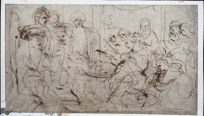 Tomyris with the Head of Cyrus (verso) by Peter Paul Rubens