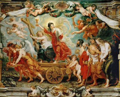 Triumph of Faith. Allegory of the victory of Catholic faith over the Reformation by Peter Paul Rubens