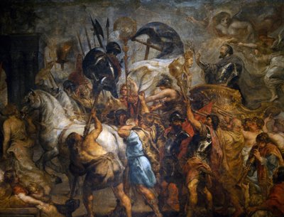 Triumphal Entry of Henri IV in Paris (March 22) by Peter Paul Rubens