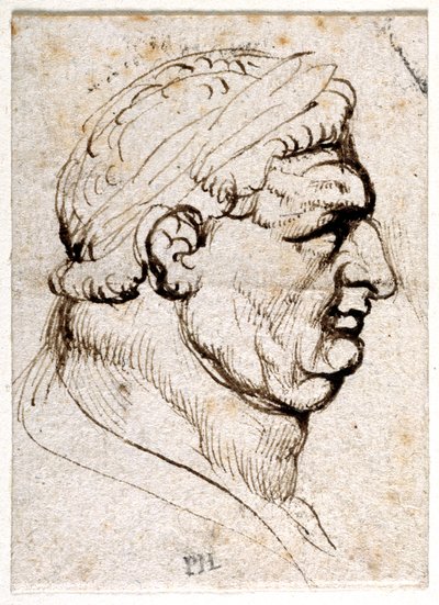Vitellius, from ten drawings of eight of the first twelve Caesars, after Giovanni da Cavino