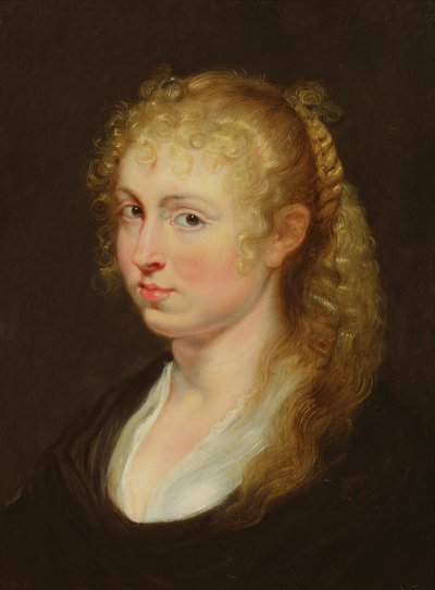 Young Woman with Curly Hair by Peter Paul Rubens