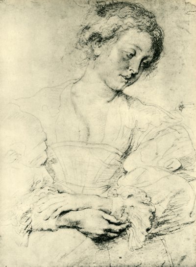 Young Woman with Folded Hands by Peter Paul Rubens