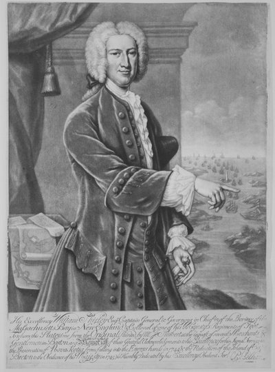 William Shirley, Governor of Massachusetts by Peter Pelham