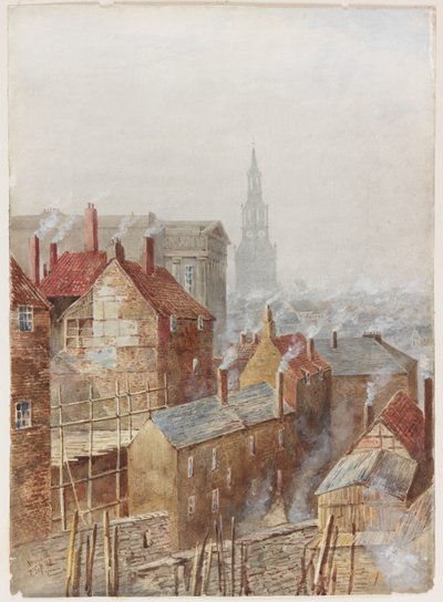 Newcastle upon Tyne from the High Level Bridge by Peter Petersen Toft