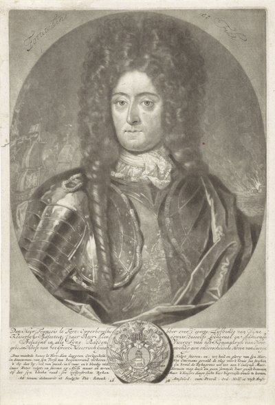 Portrait of General Admiral François Lefort by Peter Schenk