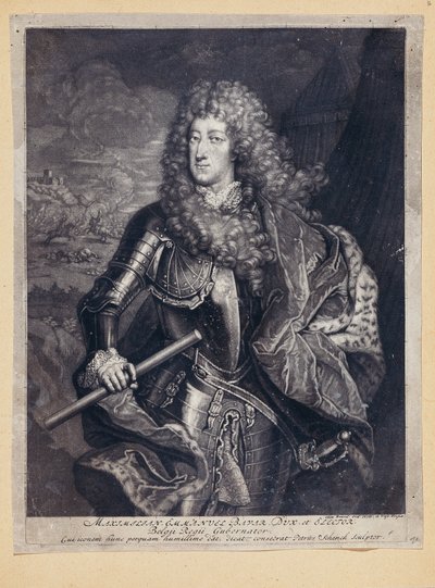 Elector Max Emanuel as Dutch Governor by Peter Schenk der Ältere