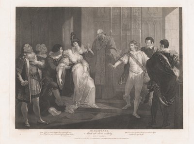 Hero Fainting in Church, Shakespeare, Much Ado About Nothing by Peter Simon