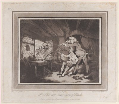 The Doctor Dismissing Death by Peter Simon