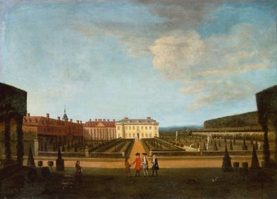 A View of the Garden and Main Parterre of Winchendon House by Peter Tillemans
