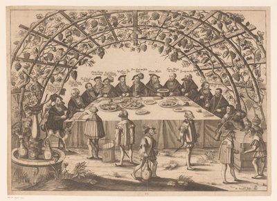 Banquet with Participants of the Schmalkaldic League by Peter Troschel