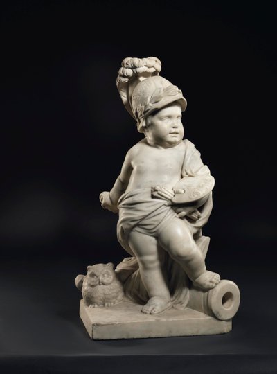 Putto Representing Learning and the Arts by Peter Van Den Branden