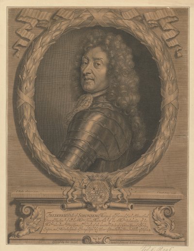 Frederick Schomburg, 1st Duke of Schonberg, 1st Count Mertola by Peter Vanderbank