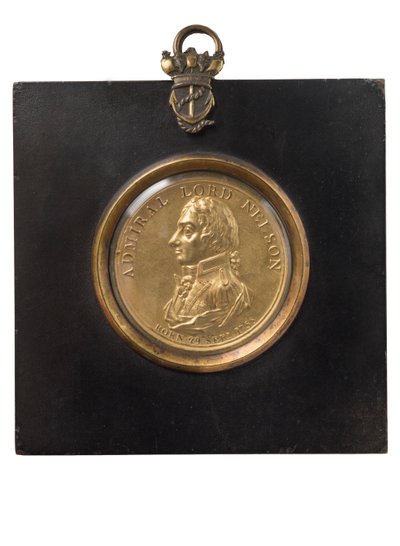 Portrait Plaque of Admiral Lord Nelson, c.1805 by Peter Wyon