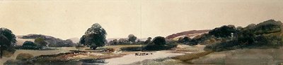 A River Valley by Peter de Wint
