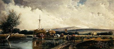 A Village near Dorking by Peter de Wint