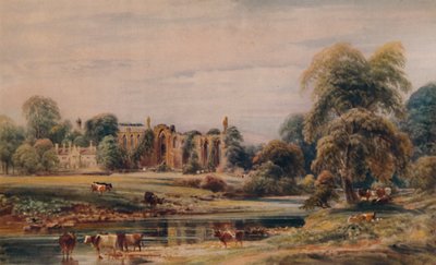 Bolton Abbey and Rectory by Peter de Wint