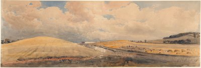 Cornfields near Tring Station, Hertfordshire by Peter de Wint